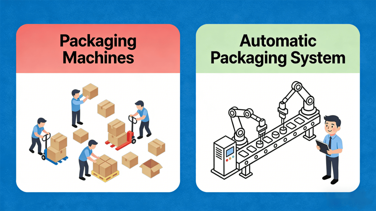 packaging machine vs integrated packaging system